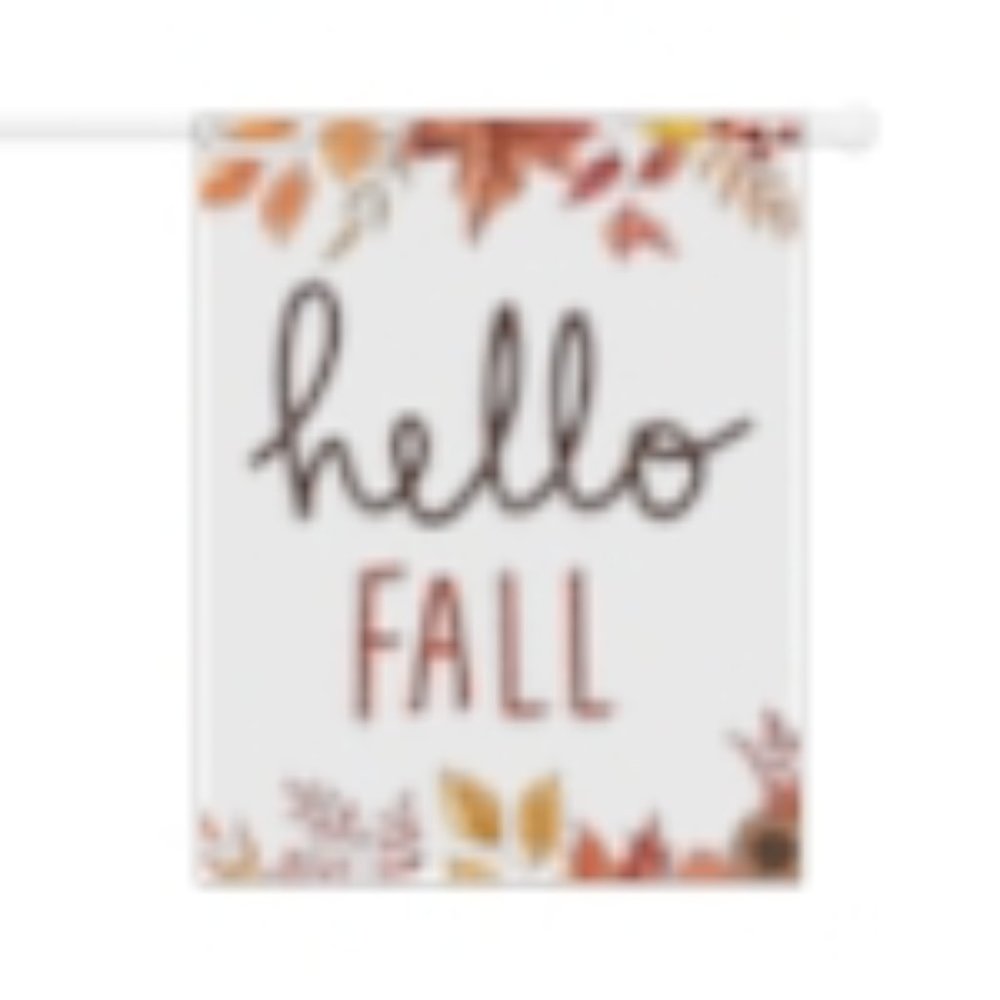 Hello Fall Flag - Picture 3 of 4